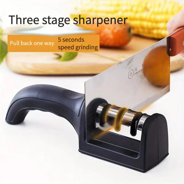 3-Stage Knife Sharpener – Best Sharpening Tool