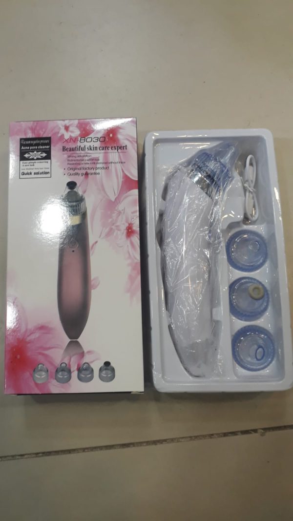 Electric Blackhead Remover: Pore Cleaning Vacuum with 4 Replacement Head: