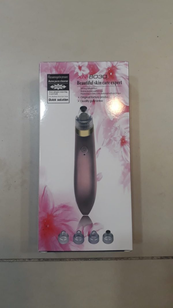 Electric Blackhead Remover: Pore Cleaning Vacuum with 4 Replacement Head: