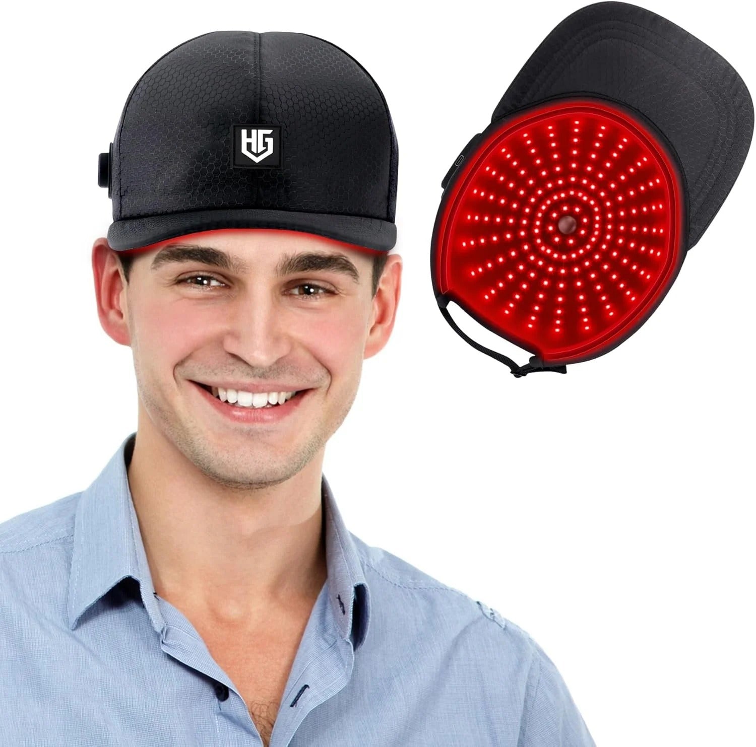 Red Light Therapy For Hair Growth: Cordless Heating Cap For Men & Women