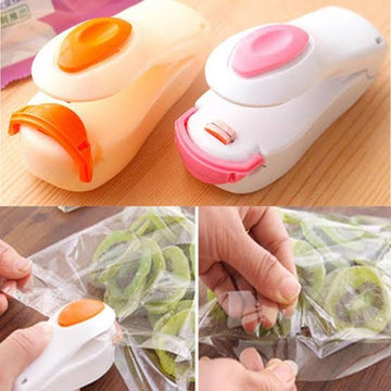"Portable Mini Sealer: Keep Your Food Fresh with this Household Sealing Machine"