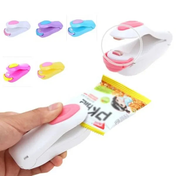 "Portable Mini Sealer: Keep Your Food Fresh with this Household Sealing Machine"