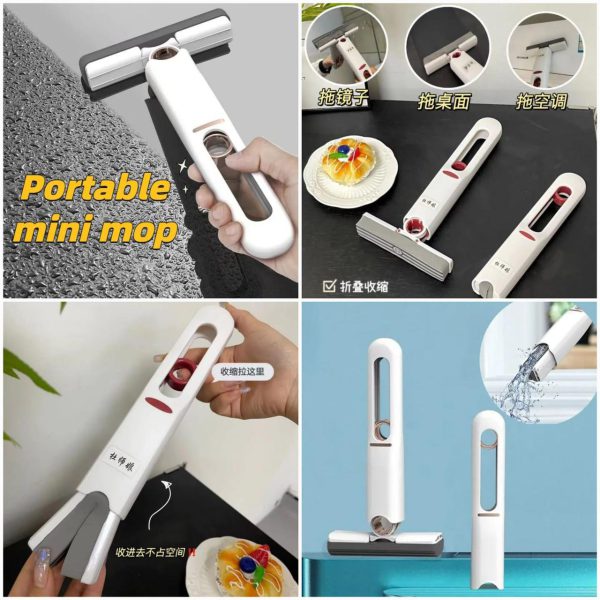 "Portable Mini Desk Cleaner: Handy Cleaning Tool for Home, Kitchen, and Car"